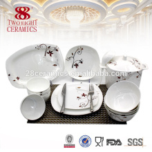 Guangzhou décalque en porcelaine en céramique 72 pièces avec set de dîner
